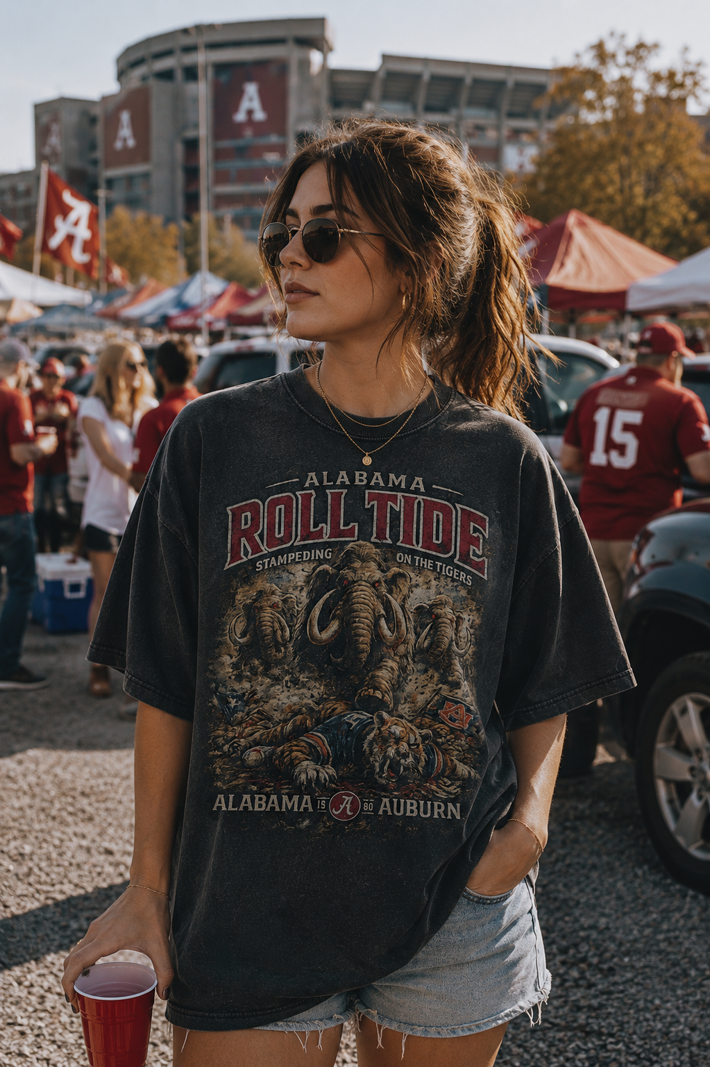 Alabama "Stampeding on Tigers" Tee