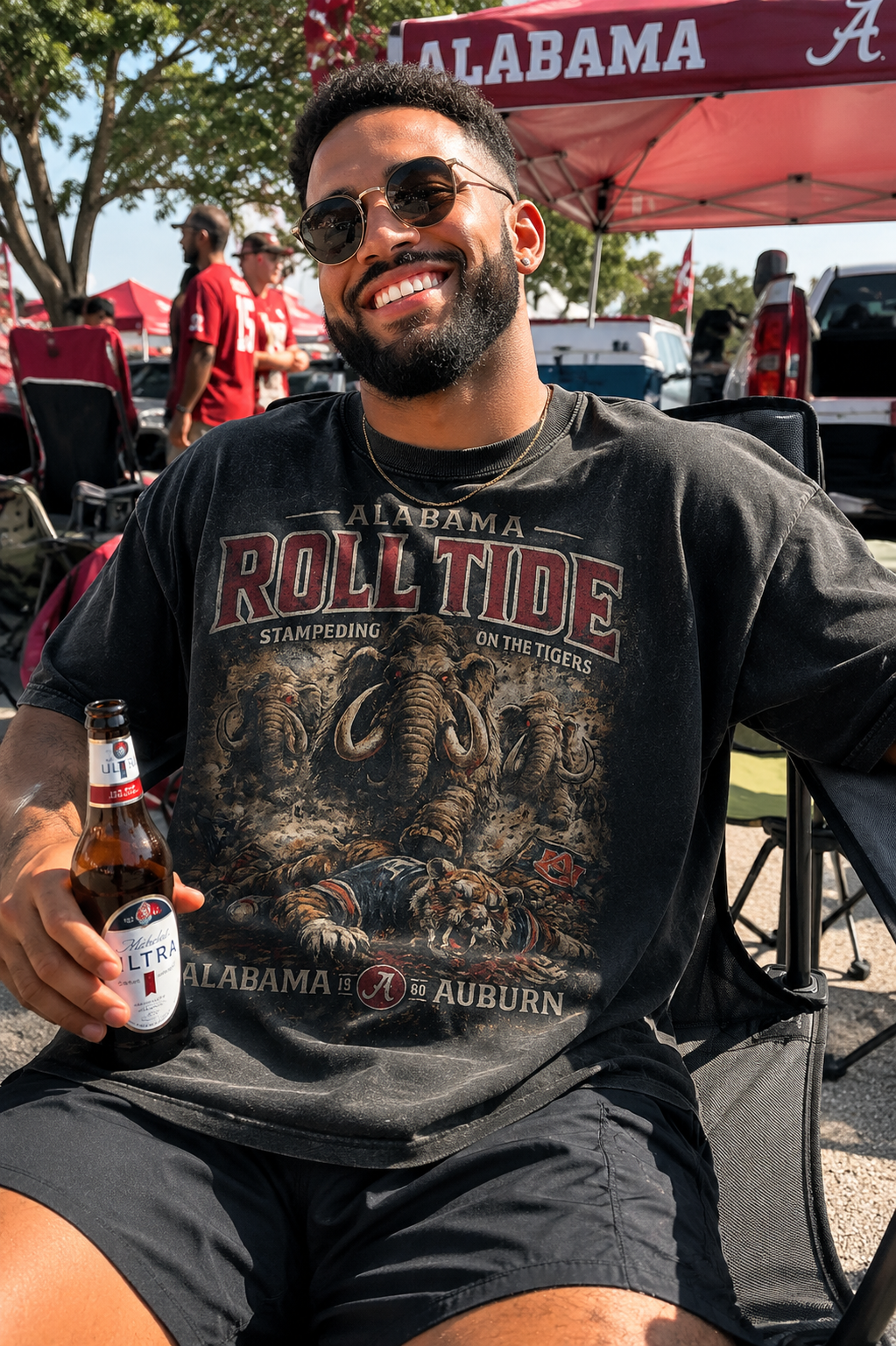 Alabama "Stampeding on Tigers" Tee
