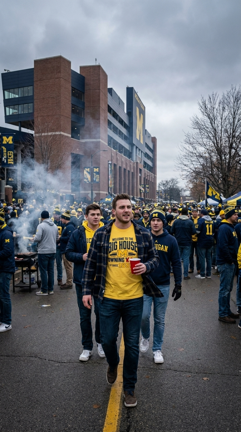 Michigan " Owning OU" Trash Talk Tee