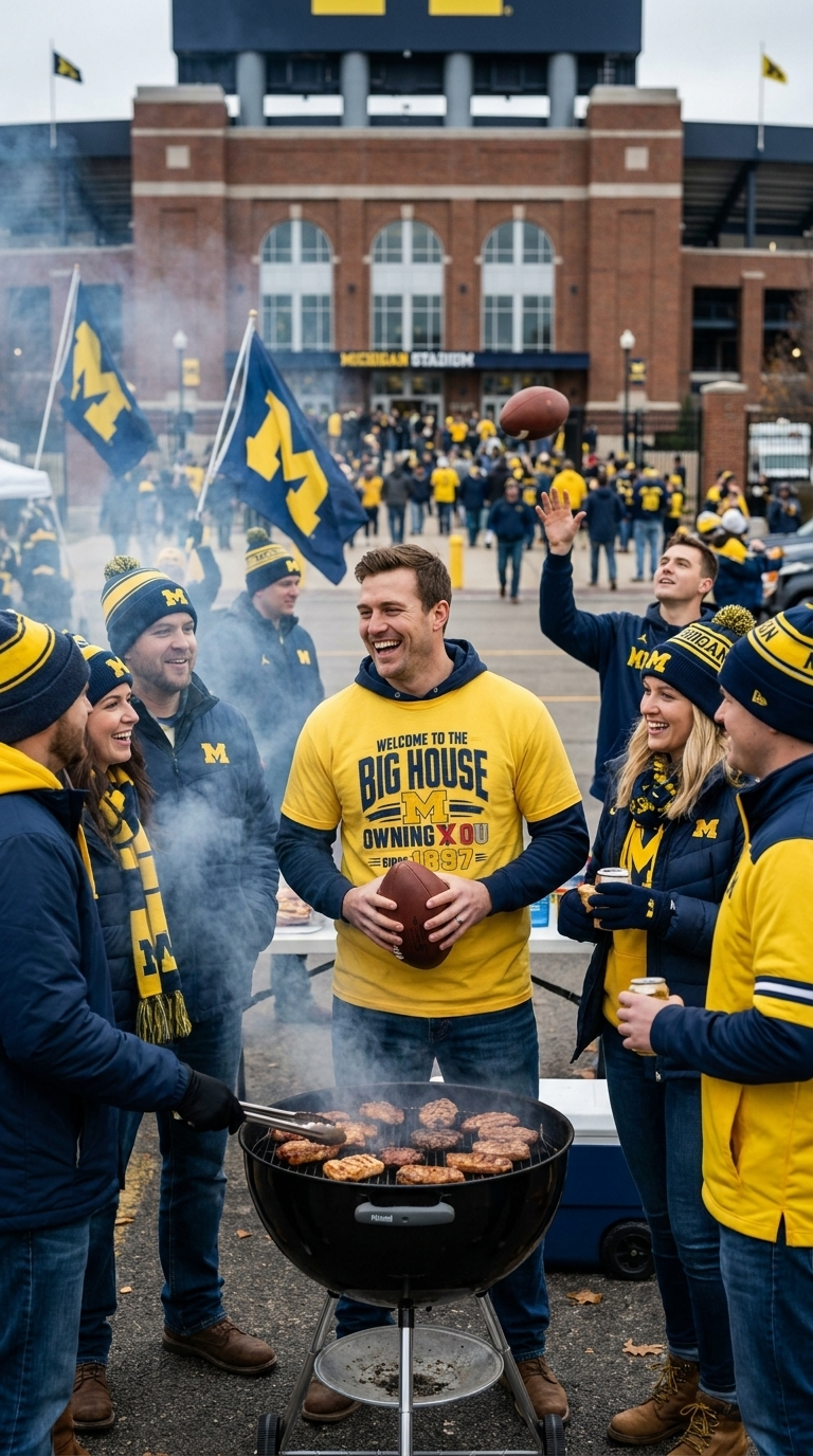 Michigan " Owning OU" Trash Talk Tee